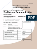 LCA English 2019 - Paper