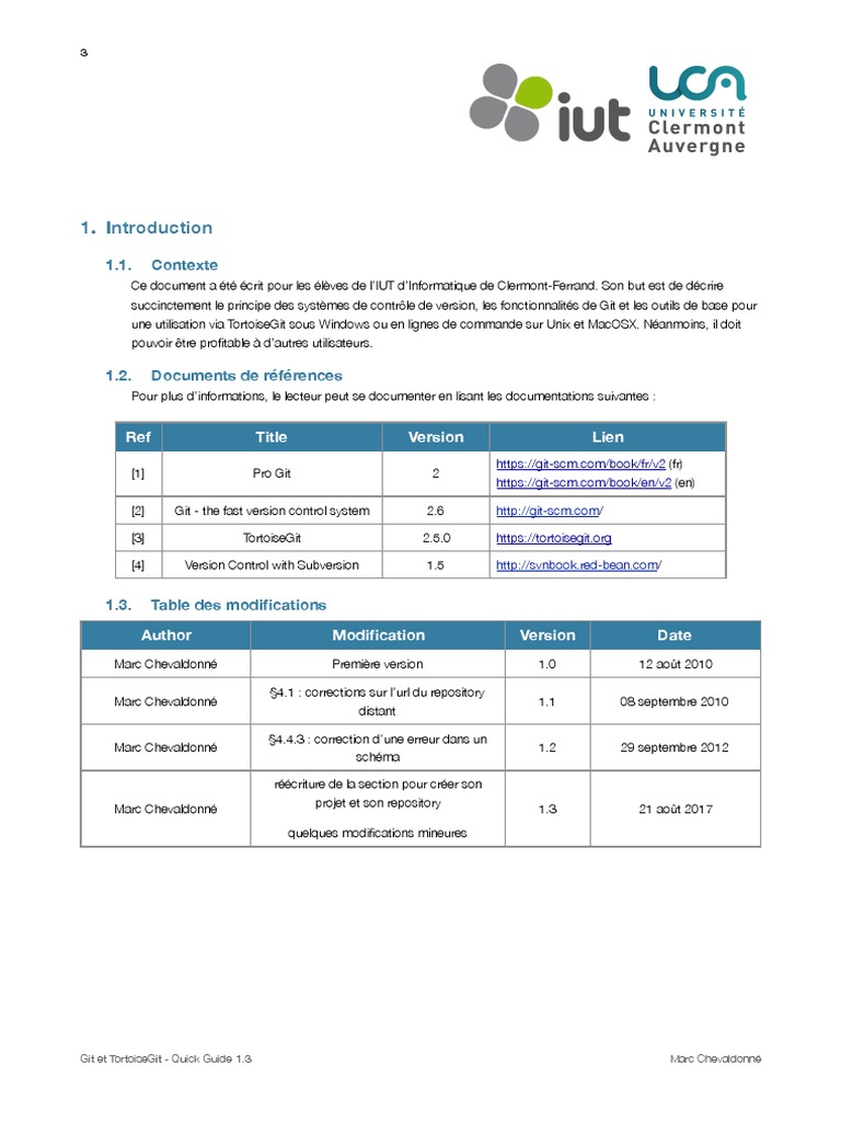 Guide Git et TortoiseGit pour IUT | PDF | Ordinateurs