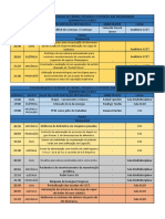 Horário IV Semana Das Engenharias