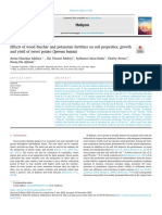 Effects of Wood Biochar and Potassium Fertilizer On Soil Properties, Growth+