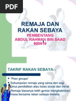 Pembentangan Rakan Sebaya