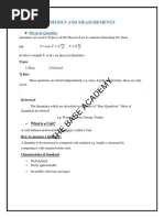 Physical Quantity Notes Plus Mcqs-5