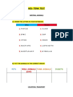 Kids July Test