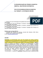 A importância da psicoeducaçãp na tcc artigo revisão sistemática