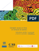 Castillo, Espinoza y Barazote. Cohesión social en Chile en tiempos de cambio- indicadores, perfiles y factores asociados. 