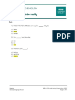 How To Greet People Informally Worksheet