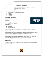 Fiche Technique Phosphate de Sodium