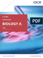 OCR A A-Level Spec Biology