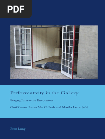 Performativity in The Gallery Staging Interactive Encounters (Leino, Marika MacCulloch, Laura Remes, Outi)