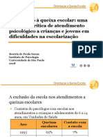 Orientação À Queixa Escolar - Uma Proposta Crítica de Atendimento Psicológico A Crianças e Jovens em Dificuldades Na Escolarização 2