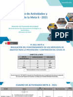 META 6-Ambito, Cuadro de Actividades y Pasos