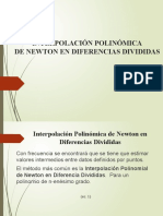 Interpolación Polinómica