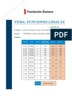 Funciones Lógicas - Ejercicio