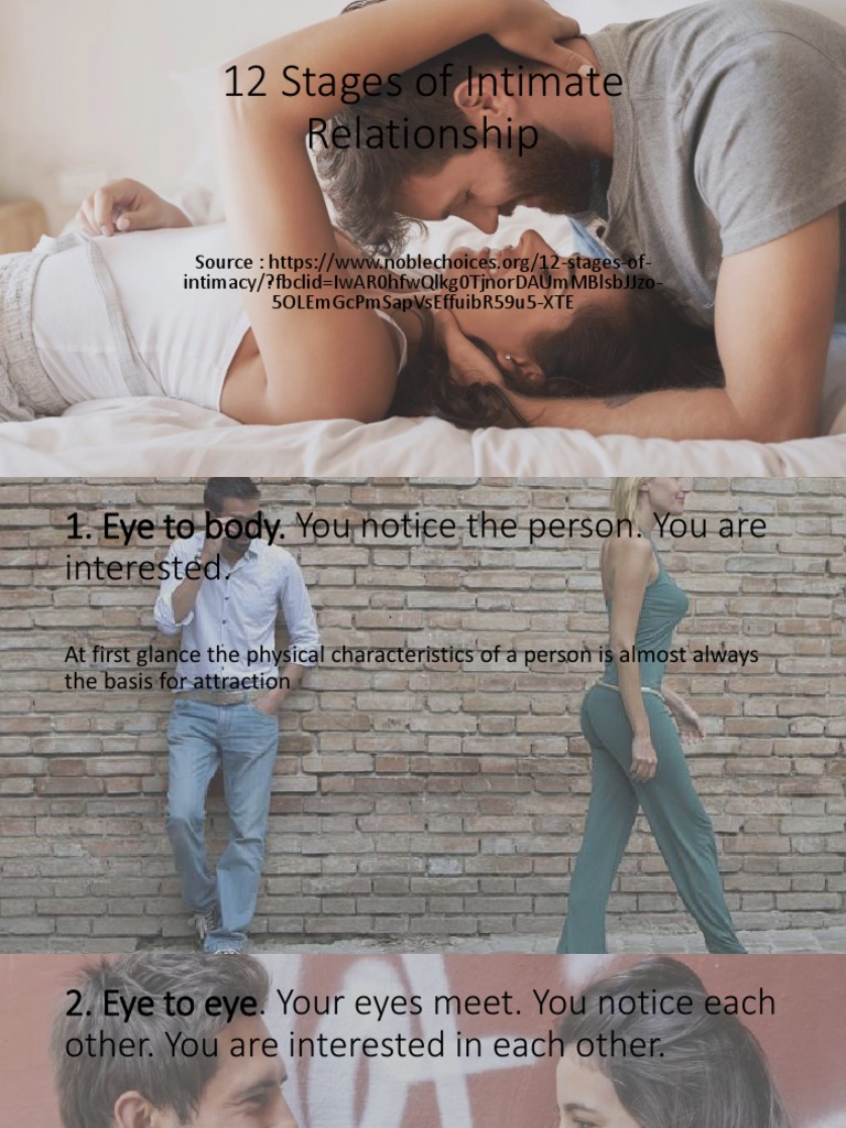12 Stages of Physical Intimacy | PDF | Psychological Concepts ...