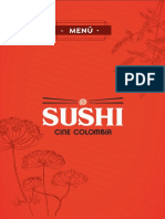 Menú Sushi - Cine Colombia