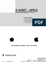 Final Brand Audit - Apple