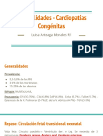 Generalidades - Cardiopatías Congénitas