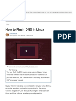 How to Flush DNS Cache in Linux