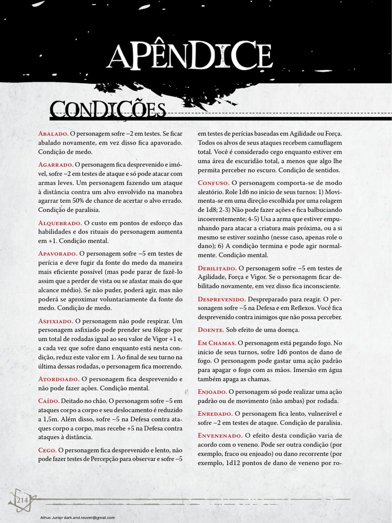 Condições Ordem | PDF