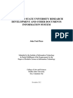 Partido State University Research Development and Other Documents Information System