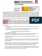 Proyecto de Aprendizaje de 1ro - 4er Bimestre Rosaura Garcia