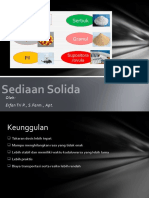 Sediaan Solida: Oleh: Erfan Tri P., S.Farm., Apt