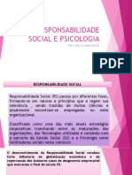 Responsabilidade Social e Psicologia