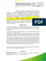 Contrato de Confidencialidad y Transmisión de Datos Personales Perona Jurídica