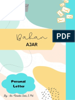 2.bahan Ajar - Personal Letter