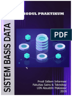 Modul2 Prak. Sistem Basis Data Sistem Informasi