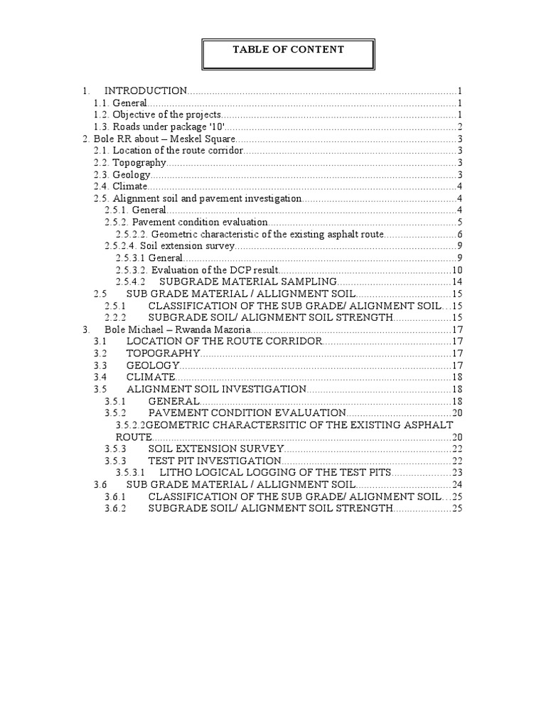 Soil and Pavement Investigation Report | PDF | Road Surface | Road