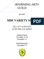 MDF Variety Show