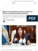 Quiénes son los mafiosos_ el nuevo acertijo que divierte a la dirigencia política argentina - Infobae