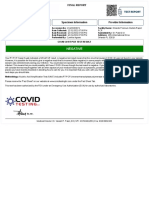 Negative: Patient Information Specimen Information Provider Information