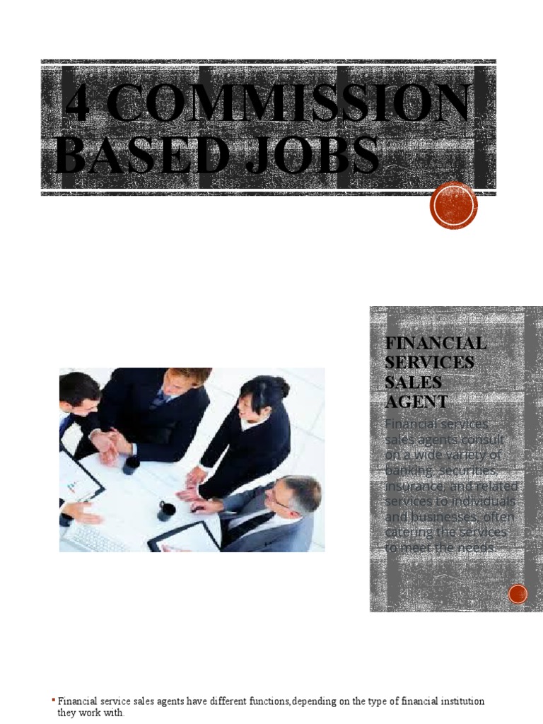 4 Commission Based Jobs PDF
