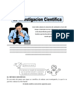 Ficha La Investigacion Cientifica para Quinto de Primaria