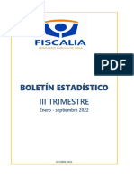 Boletin Institucional Enero Septiembre 2022