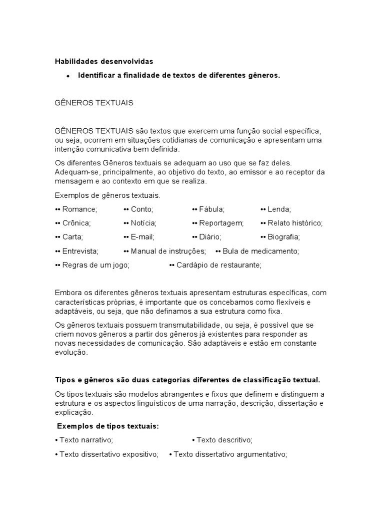 Gêneros Textuais Pdf