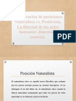 Comparacion de Posiciones Naturalista vs. Positivista