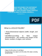 Visualizes and Describes The Different Solid Figures