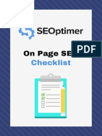 On-Page SEO Checklist - SEOptimizer
