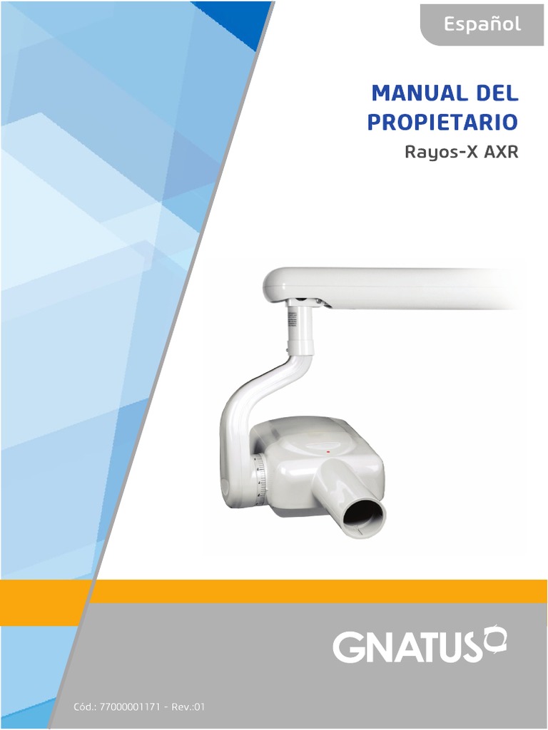 Manual Equipo Rayos X AXR Gnatus Esp | PDF | Rayo X | Electrónica