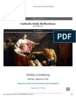 Fidelity in Suffering - Catholic Daily Reflections2
