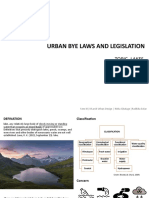 Urban Bye Laws and Legislation (Lakes)