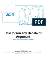 How To Win Any Debate or Argument - Manual-ENG