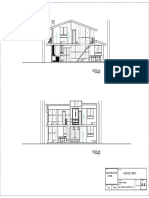 Corte A-A: Casa de Campo