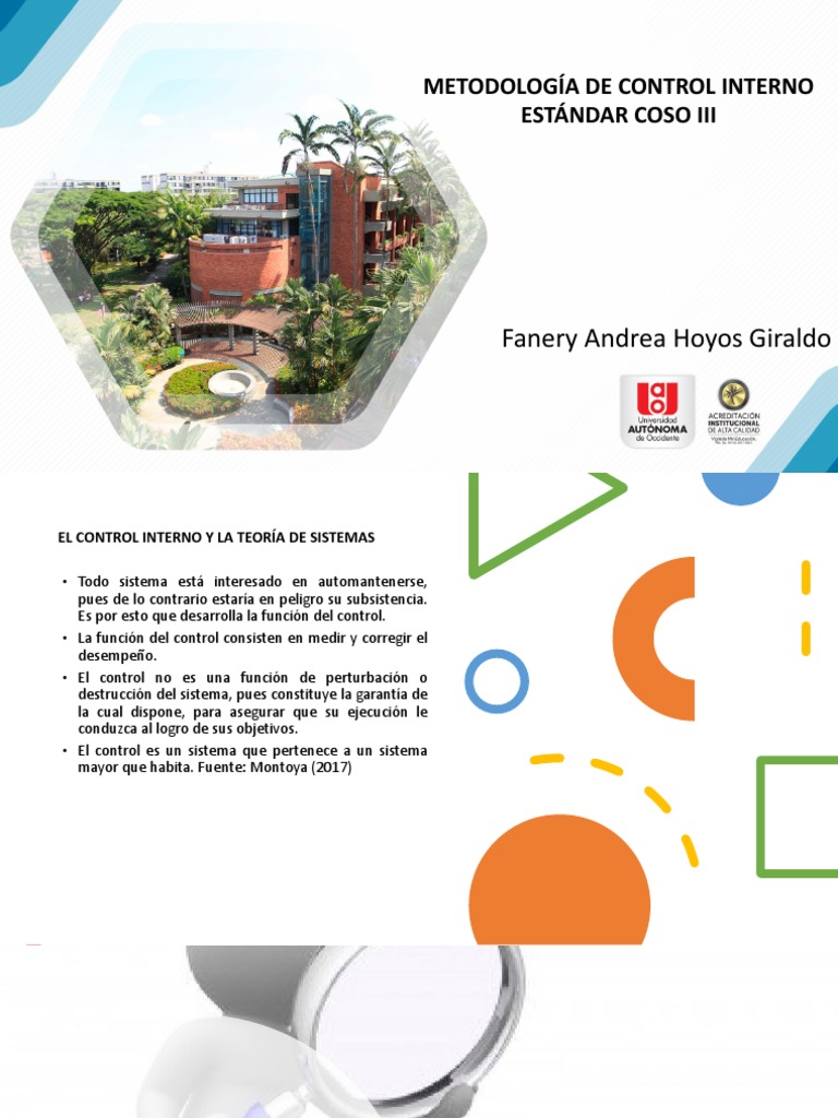 Control Interno COSO III UV | PDF | Auditoría | Ingeniería de confiabilidad