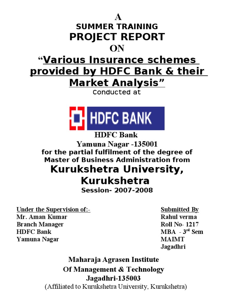 project-report-on-hdfc-bank-pdf