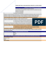 Formato Formulario 125 - Renta Semestral Microempresas