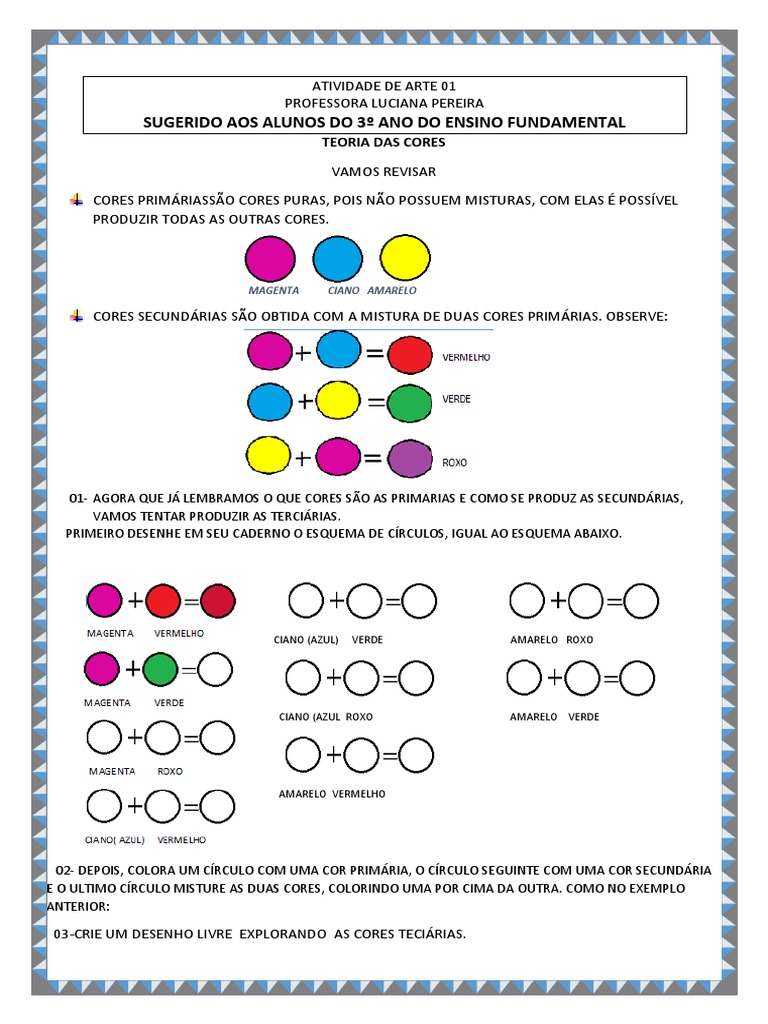 Atividade de Arte 3º Ano | PDF